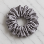 Šilkinė plaukų gumytė PEARL GRAY