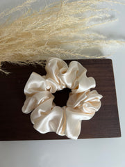 Šilkinė plaukų gumytė CREAM