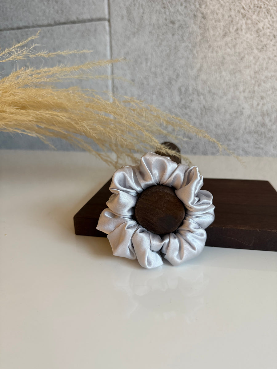 Šilkinė plaukų gumytė SILVER
