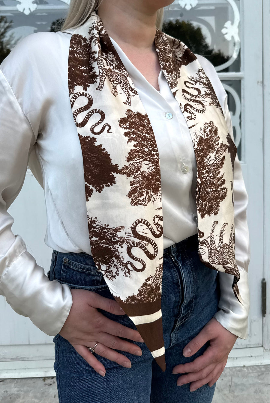 Skarelė - juosta SAVANA Choco