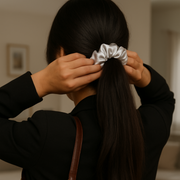 Šilkinė plaukų gumytė LILAC